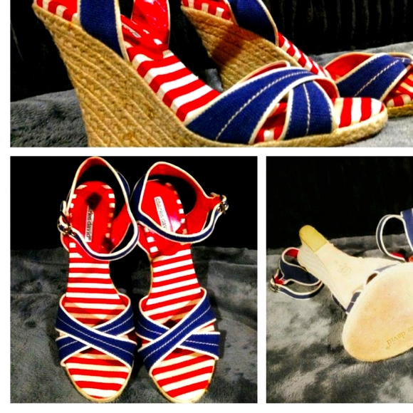 Charles David Star's and Stripes Espadrilles - Picture 1 of 1